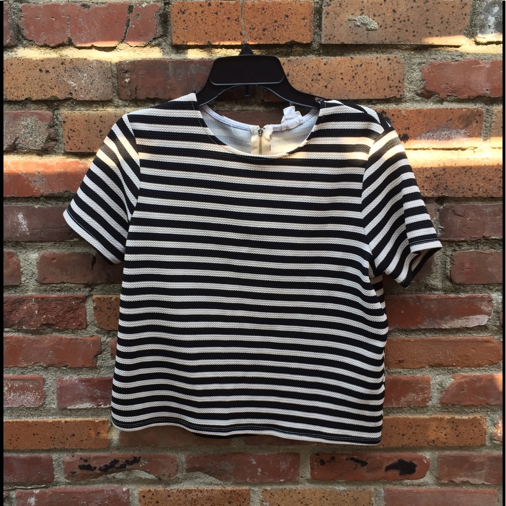 Black & White blouse