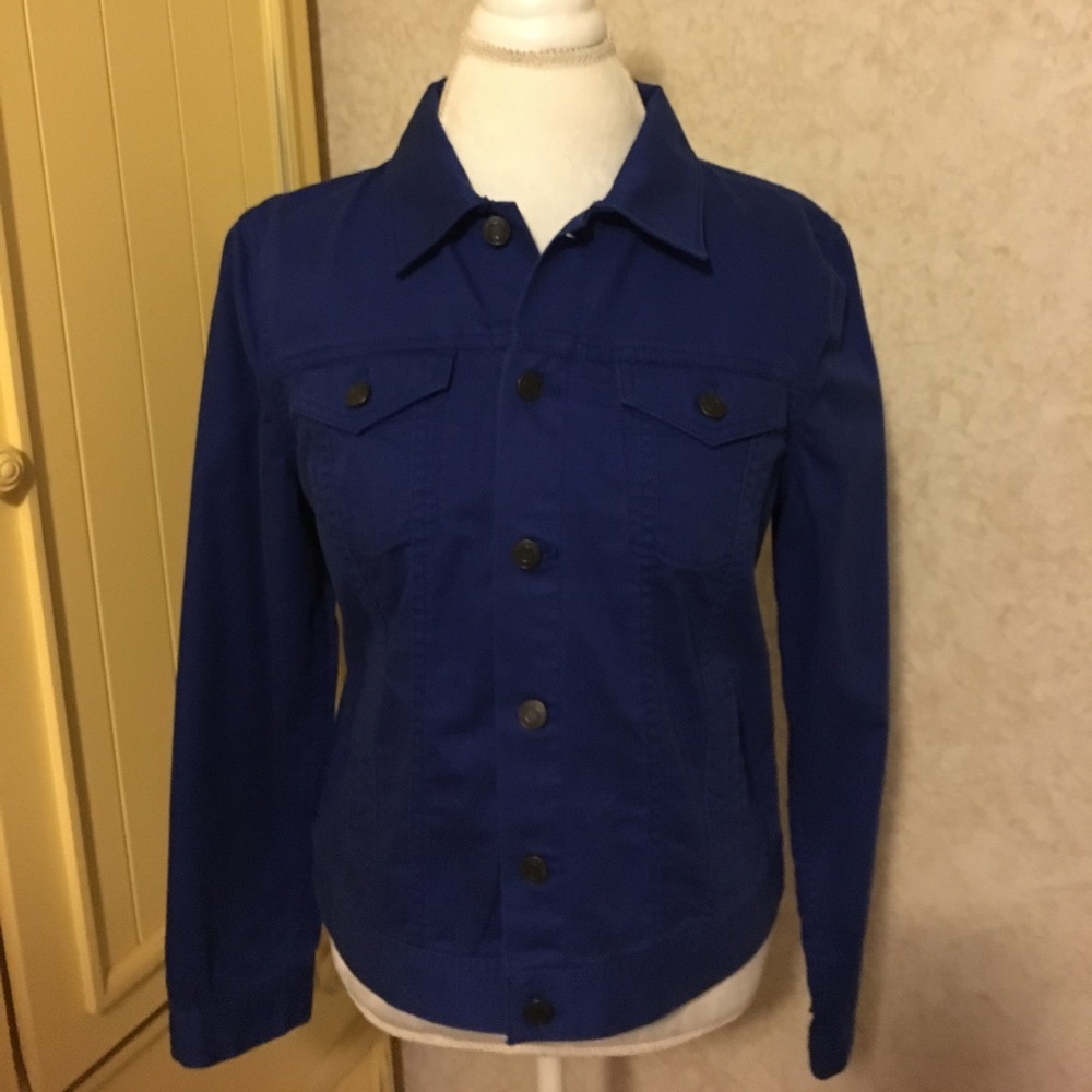 Talbots blue denim jacket
