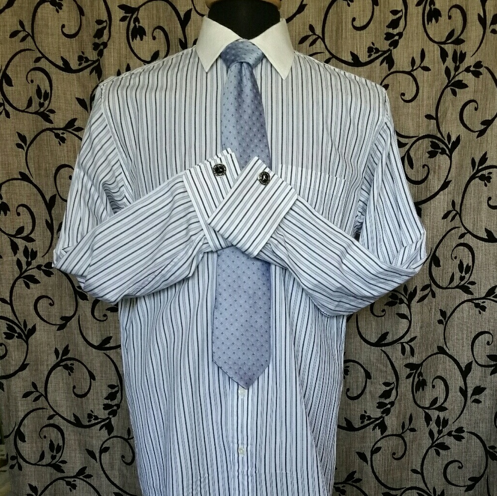 Burberry French Cuffs Button Down Shirt