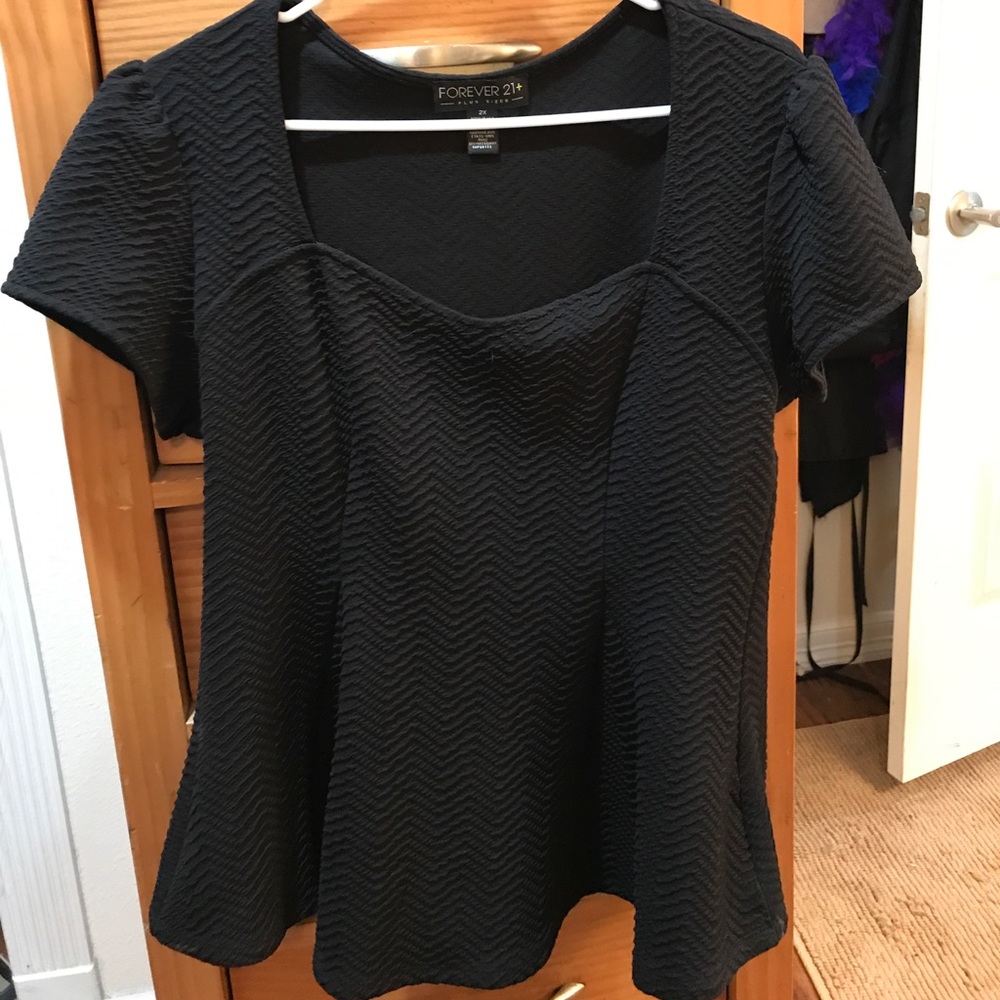 Forever 21 Plus Peplum Blouse
