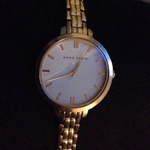 Gold Anne Klein Watch