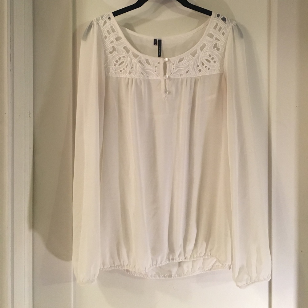 Maurices is white blouse