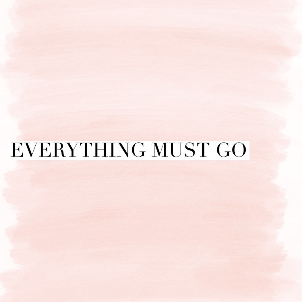 Everything in my Closet MUST GO!