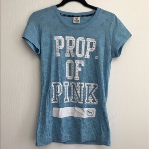 PINK Victoria's Secret Blue Tee
