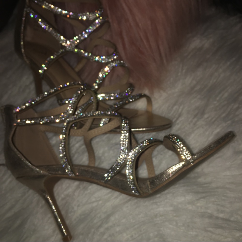 Rhinestone Low Heels✨