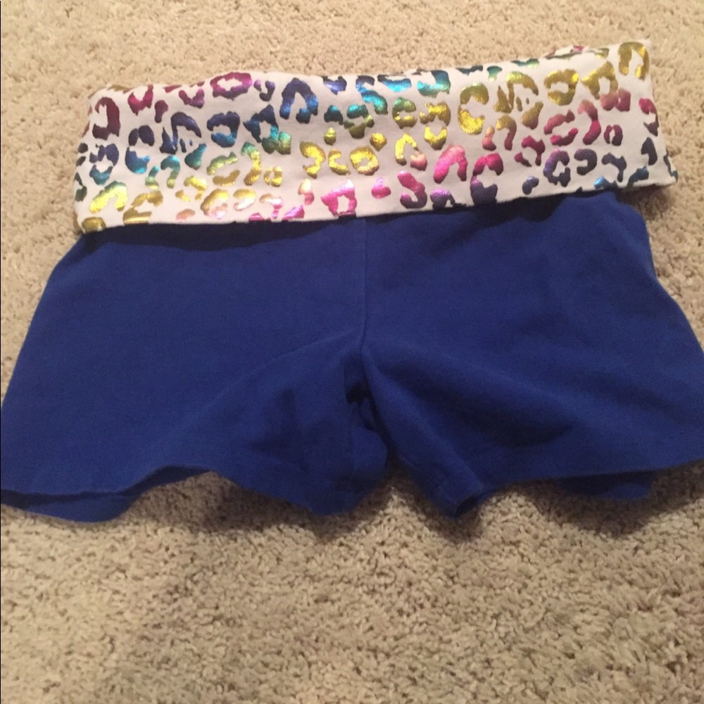 victoria's secret spandex/ dance shorts