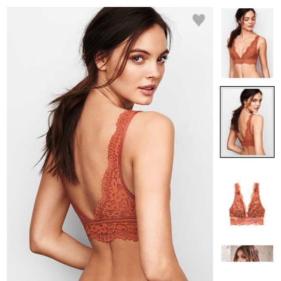 NWT Victoria's Secret Deep V Crop Brallette - Picture 2 of 7