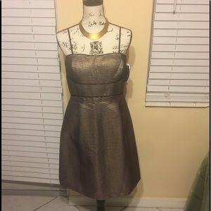 Maxandcleo by BCBG gold evening dress