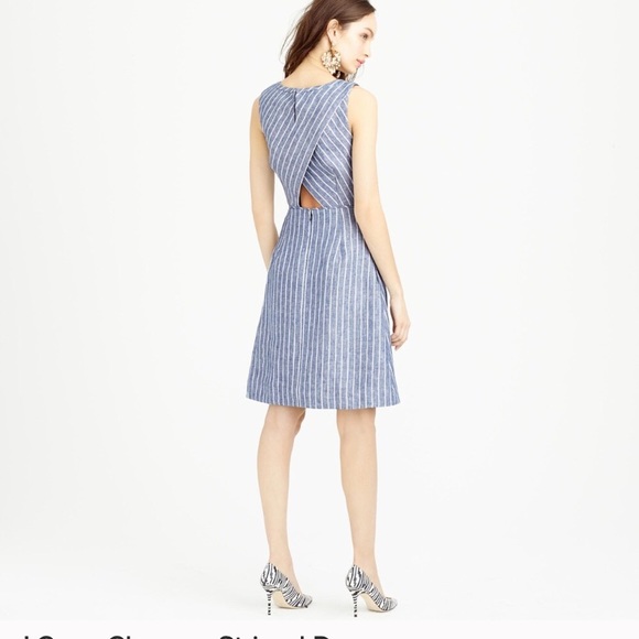 58 off J. Crew Dresses & Skirts 000 J. Crew Chambray a line dress