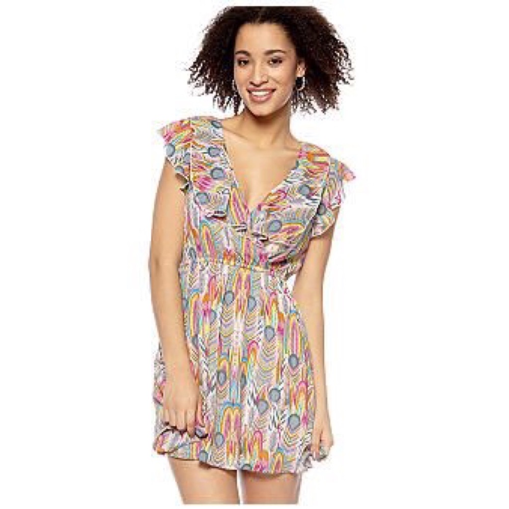 Pinky Ruffle Dress