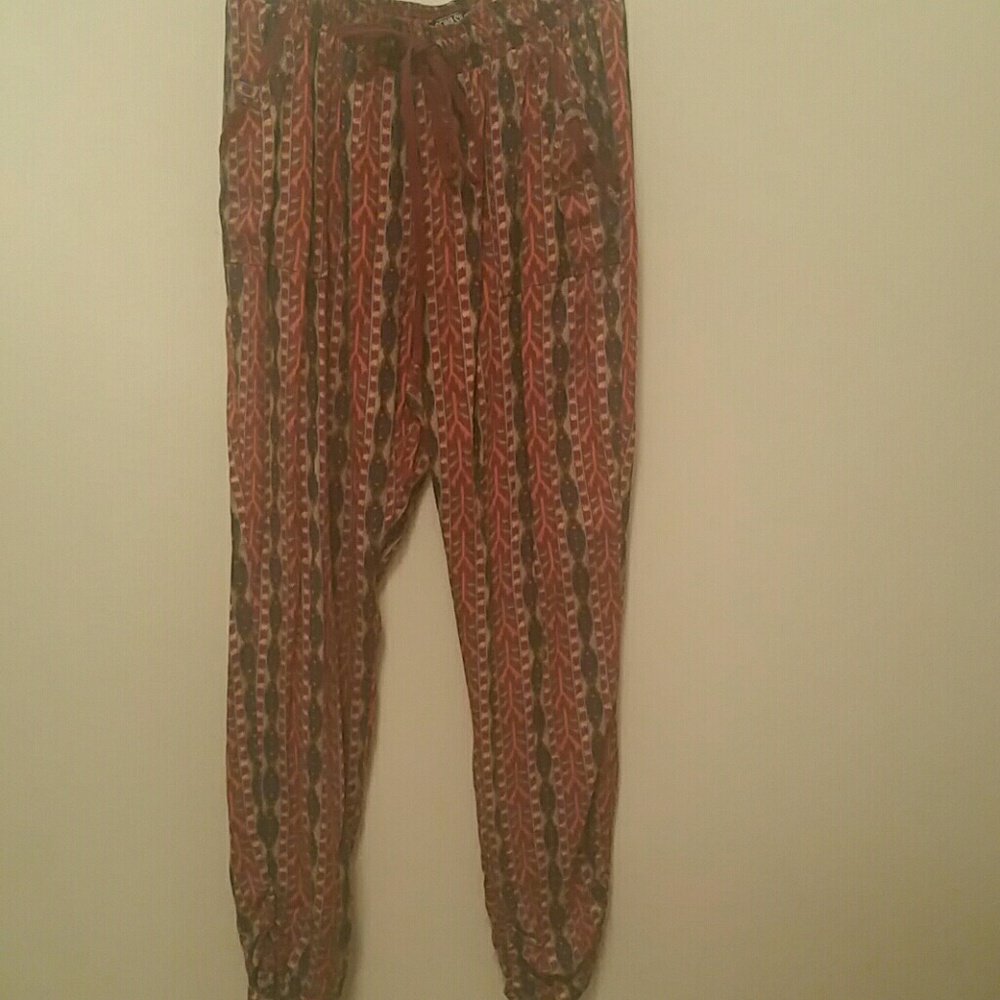 Tribal Printed Jogger Pants