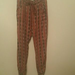 Tribal Printed Jogger Pants