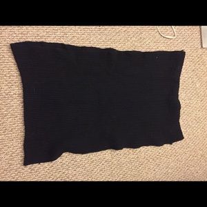 Black all saints scarf