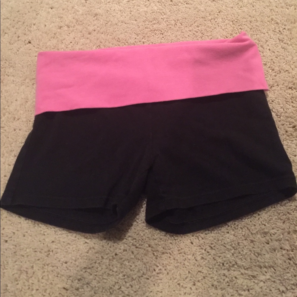 black victoria's secret spandex/ dance shorts