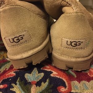Tall sand Ugg boots