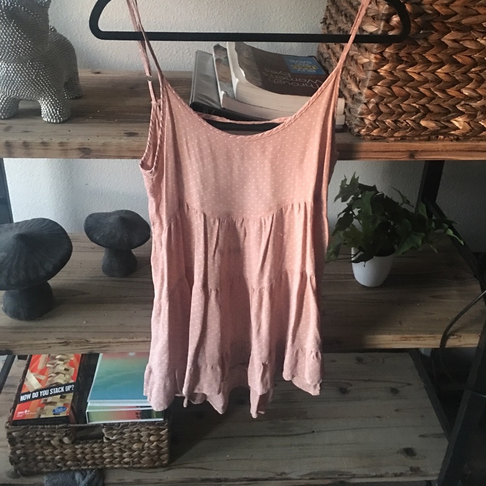 Brandy Melville Flowy Polka Dot Dress One Size