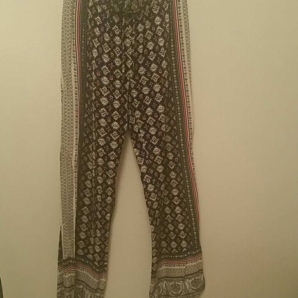 Tribal Wide Leg Pants