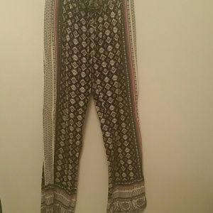 Tribal Wide Leg Pants