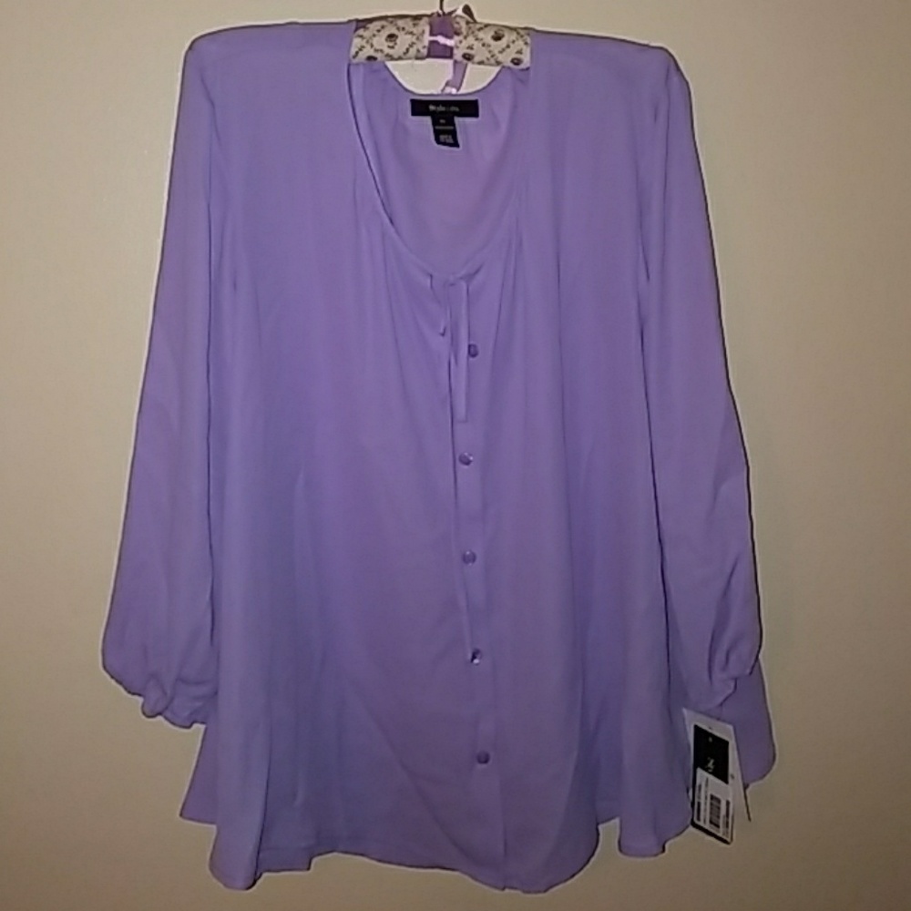 NWT Style & Co Button down blouse