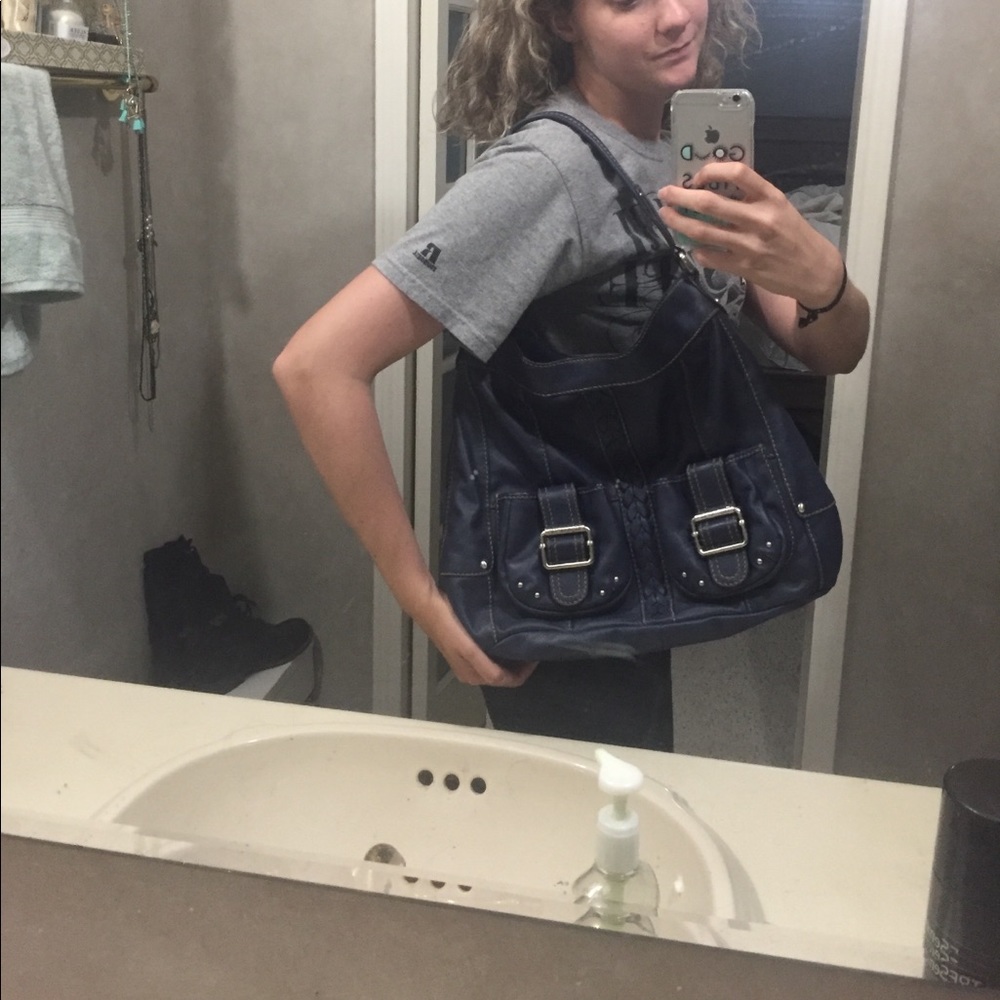 Blue Tignanello Purse. 👛