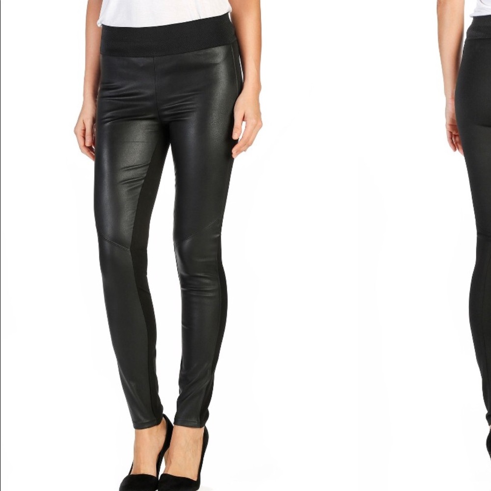 Paige leather leggings