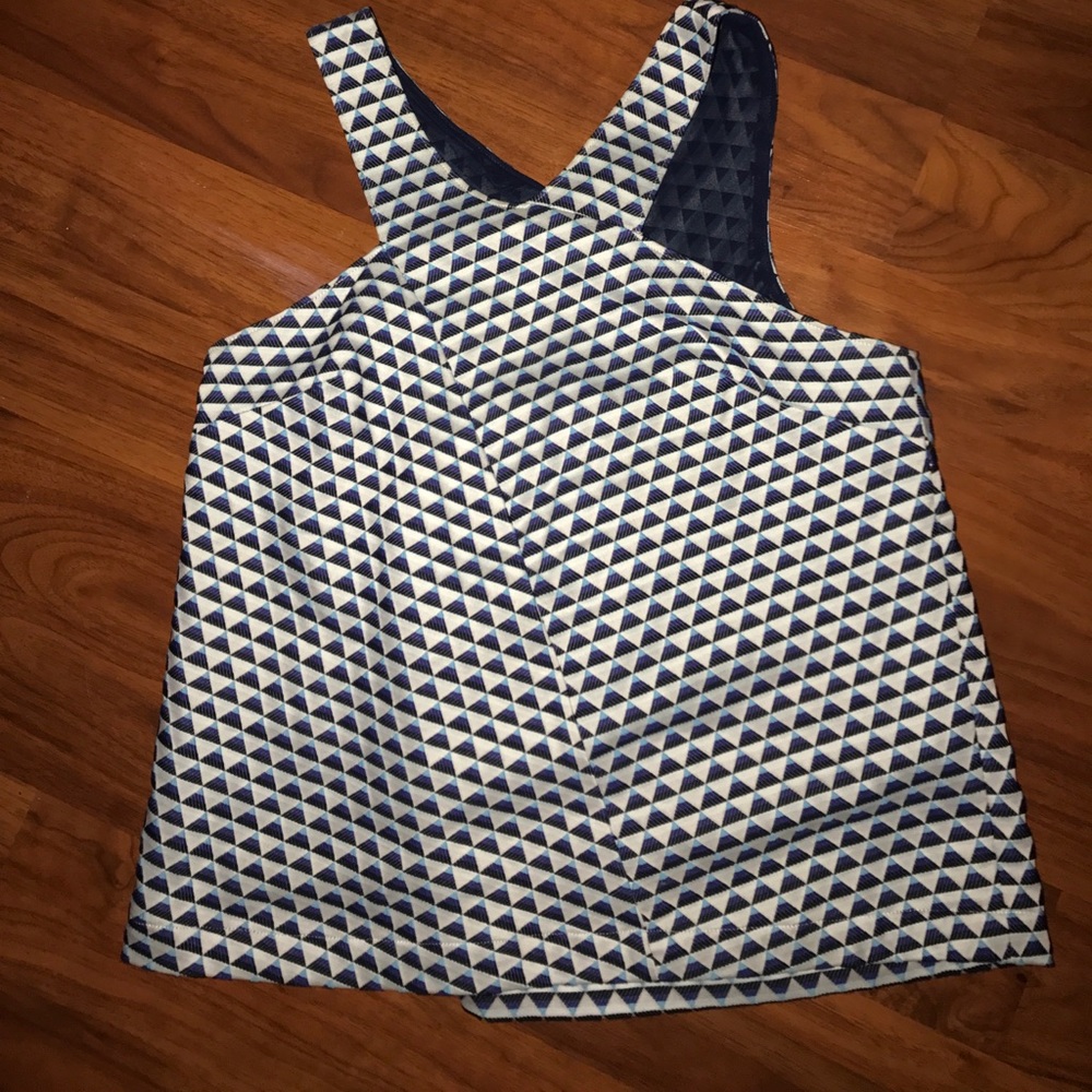 Anthropologie geometric top