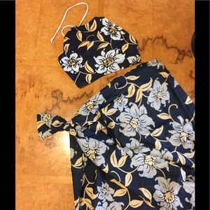 Old Navy summer set , halter, sarong and bag