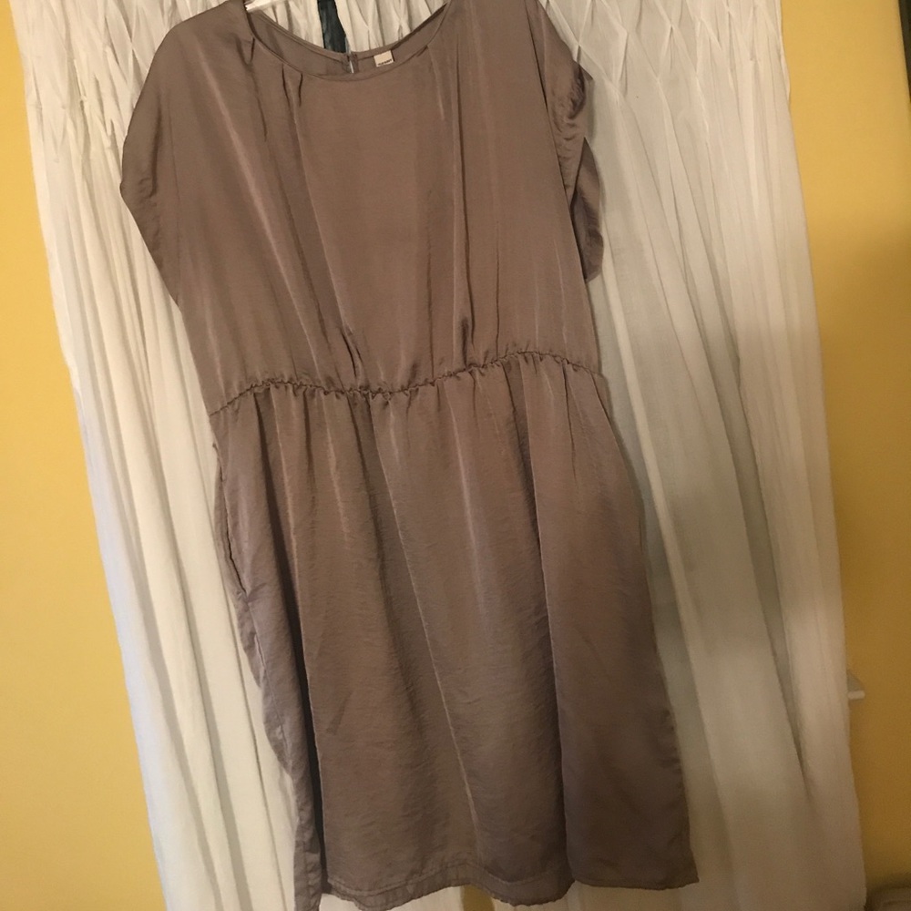 champagne colored dress with pockets, Old Navy XXL