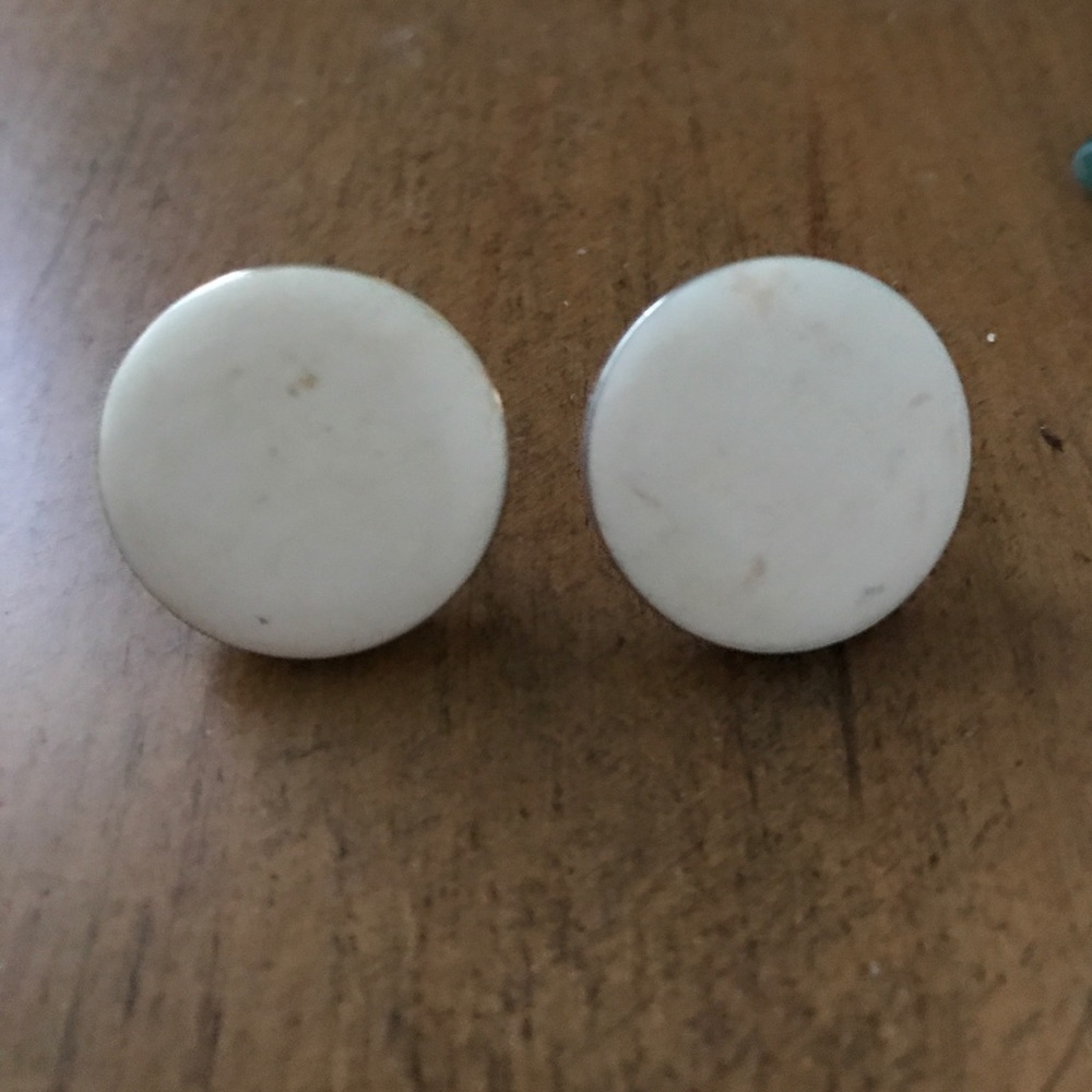 Vintage clip-on earrings.