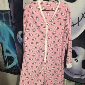 Hello kitty 2xl onesie pjs
