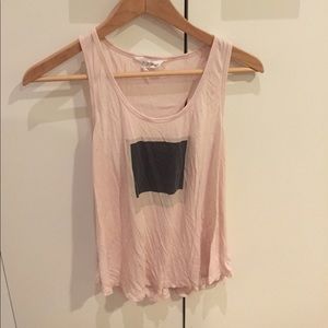 Pink BCBG flowy tank top