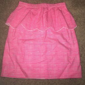 Pink and White Lilly Pulitzer skirt