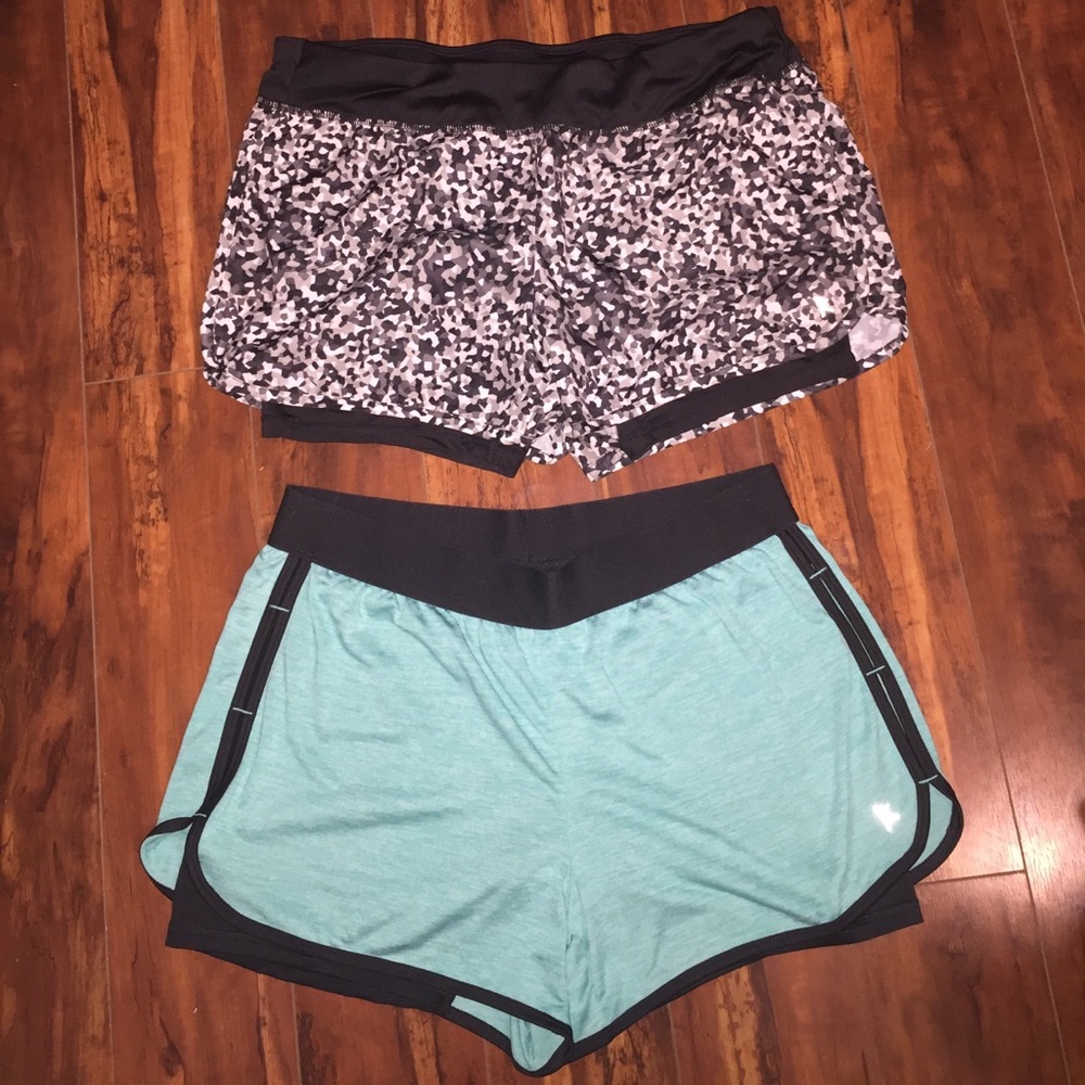 2 pairs of danskin running shorts!!