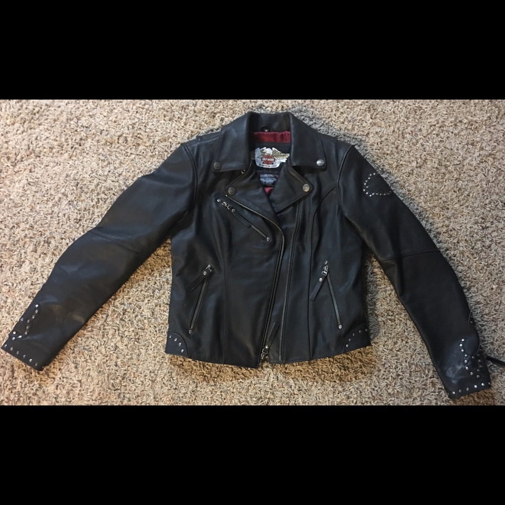 SALE! 100% Leather Women's Harley Davidson Jacket
