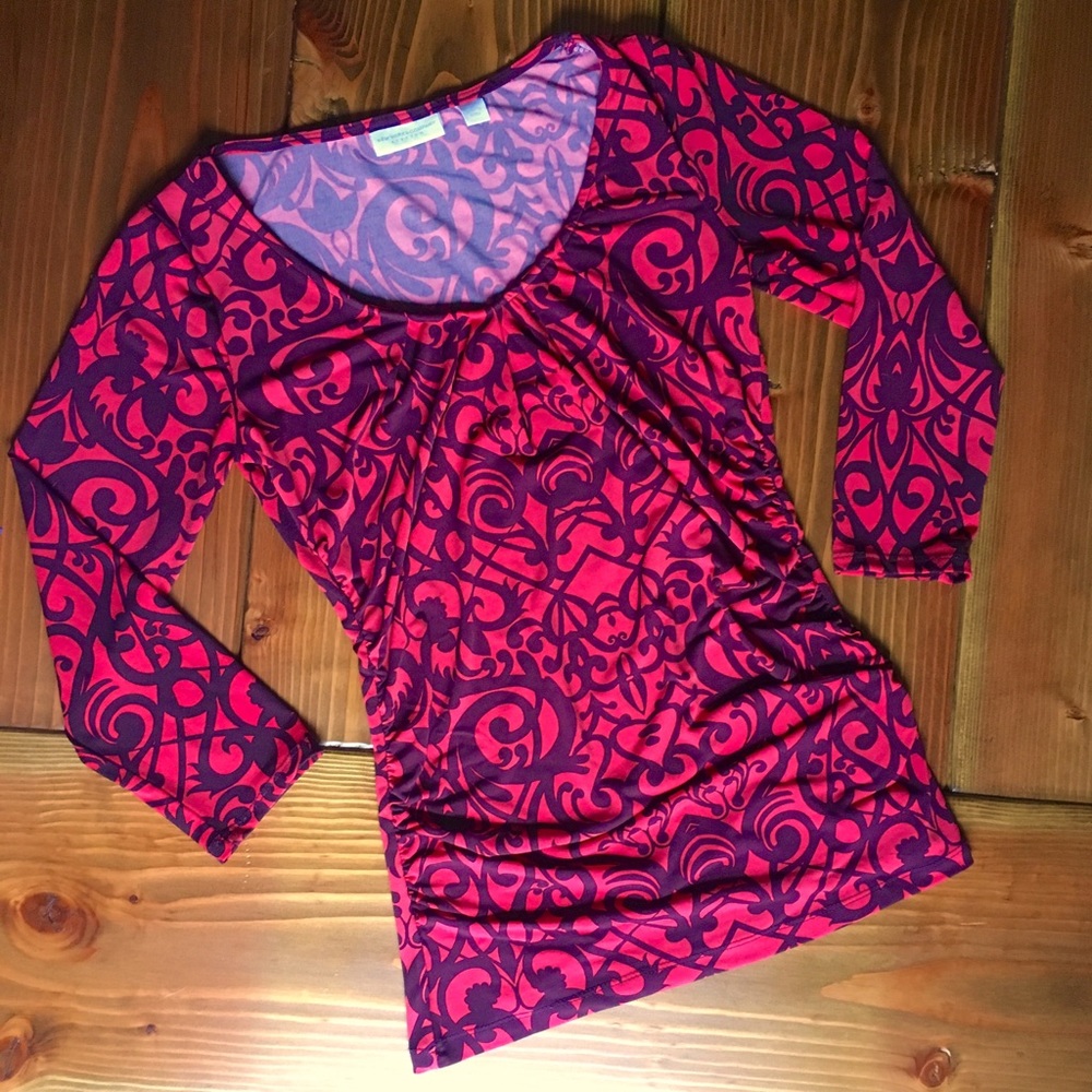 New York & Company Ruched Blouse