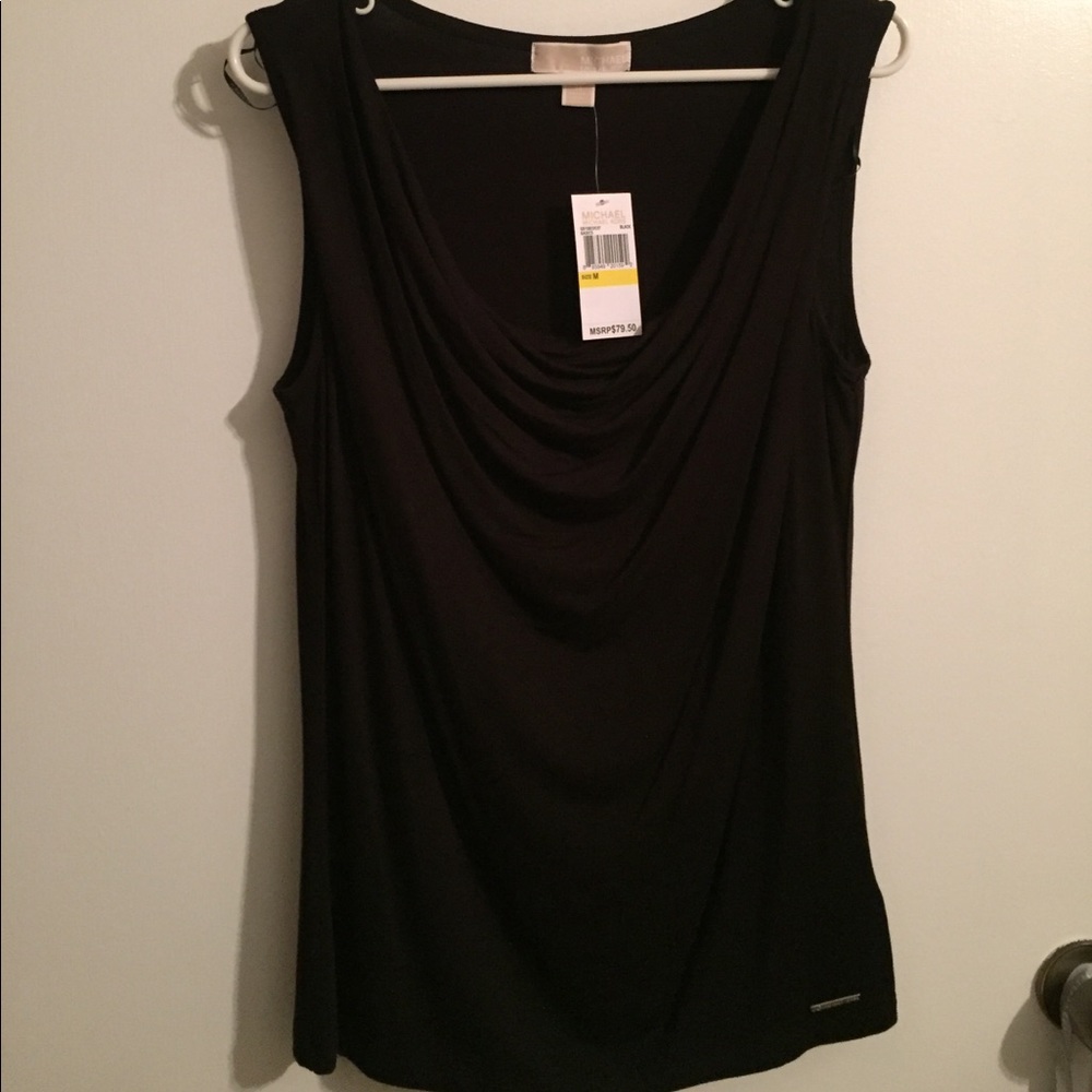 Black Michael Kors Sleeveless Top
