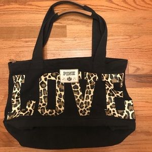 VS PINK Zip Tote Bag