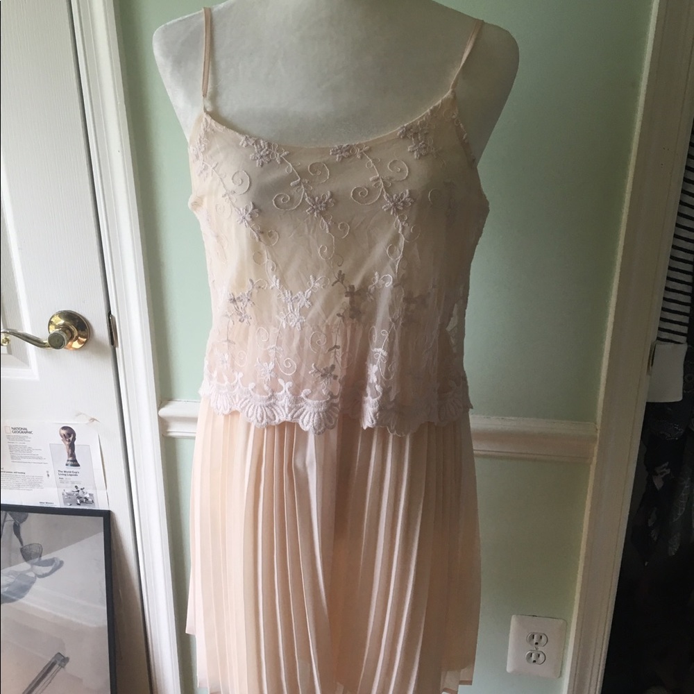 Forever 21 cream dress