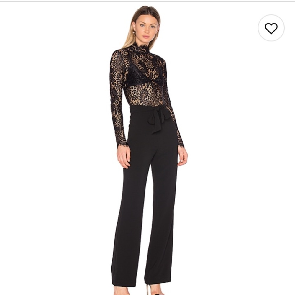 Lace jump suit