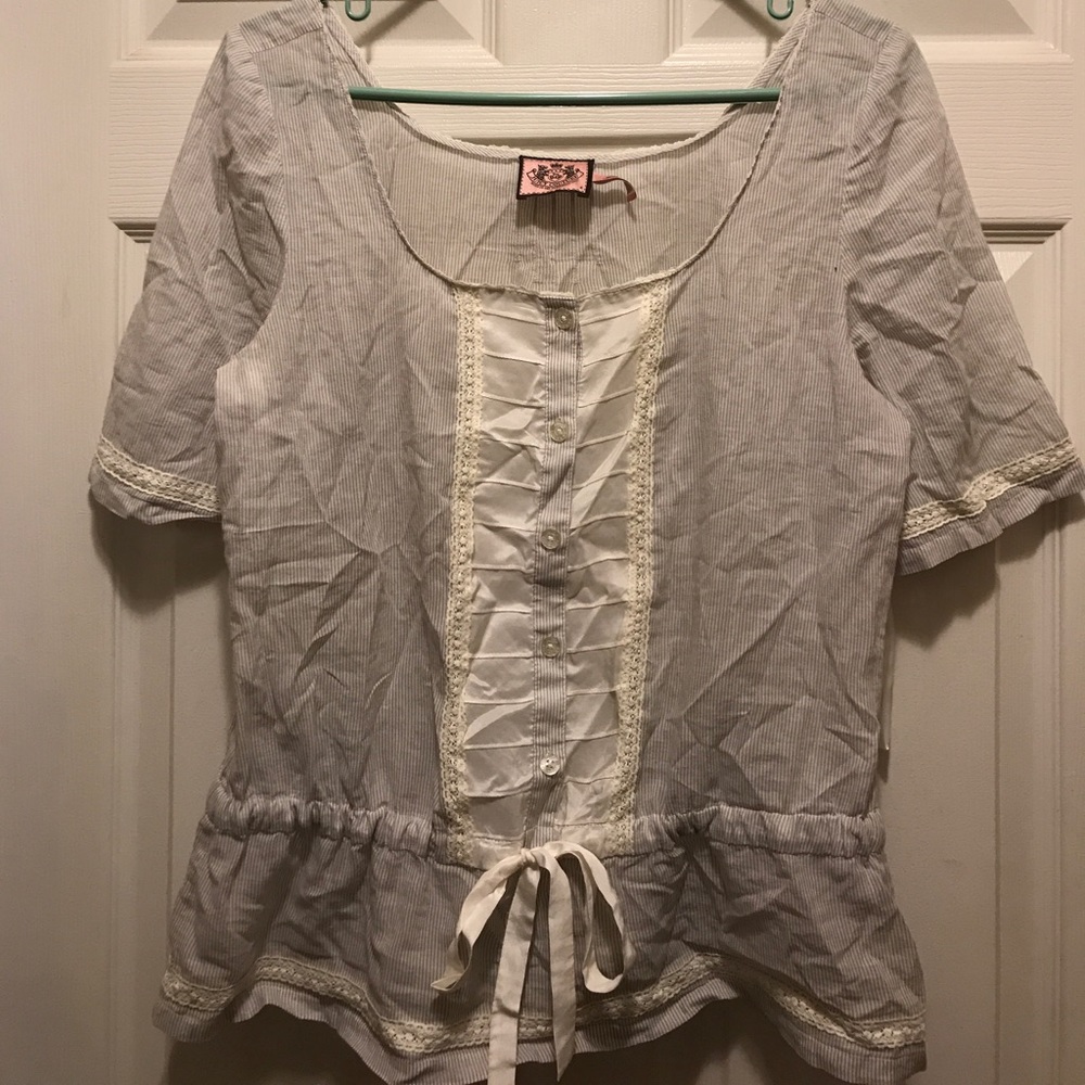 Juicy Couture pheasant top like new