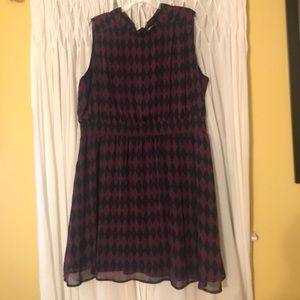 Diamond patterned dress front ModCloth, 3xl
