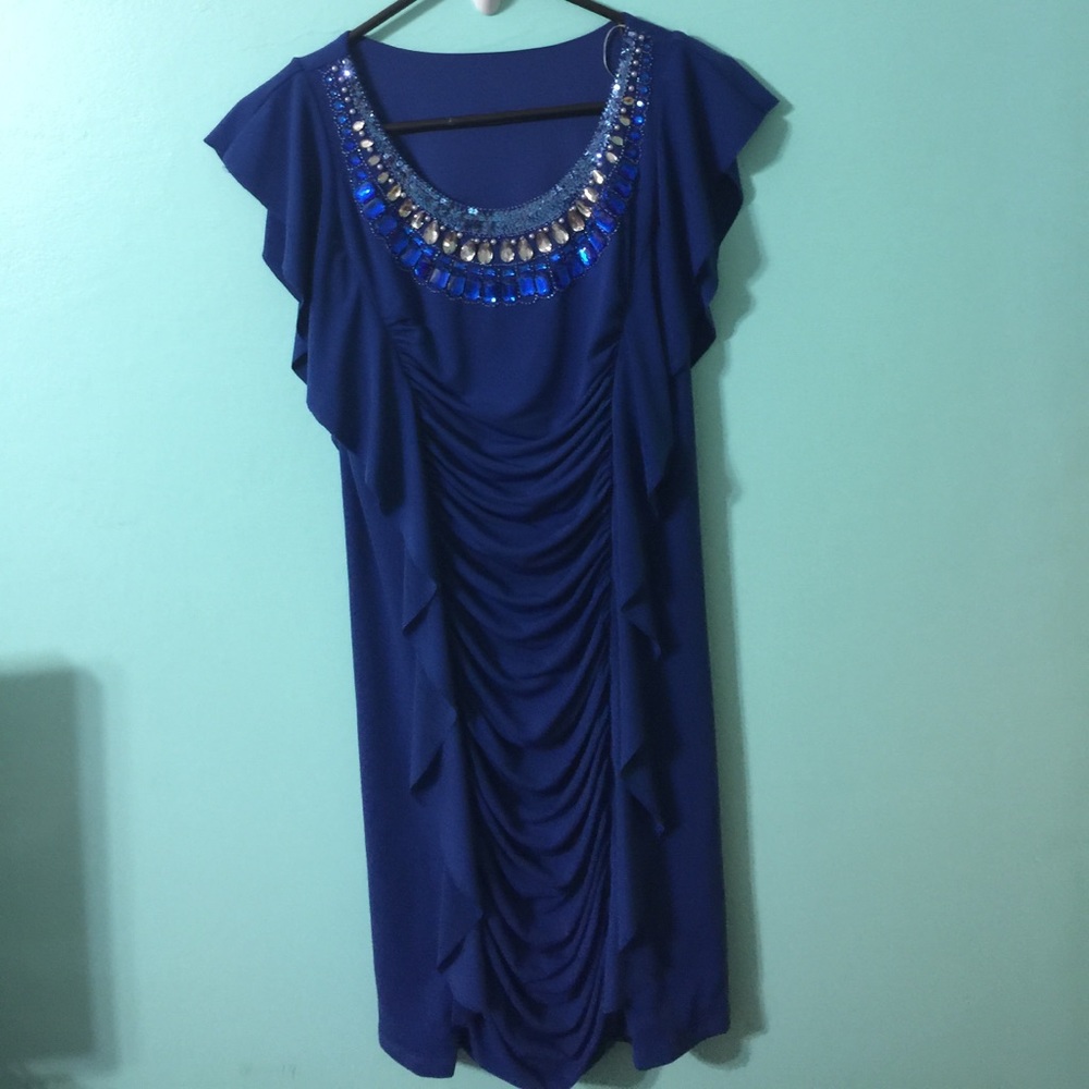 Blue party dress