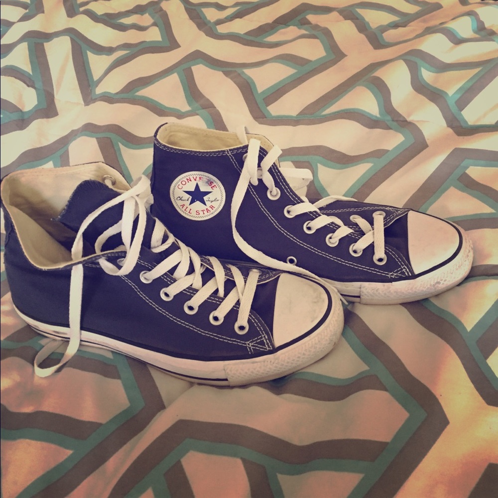 Navy Blue Hi-Tops