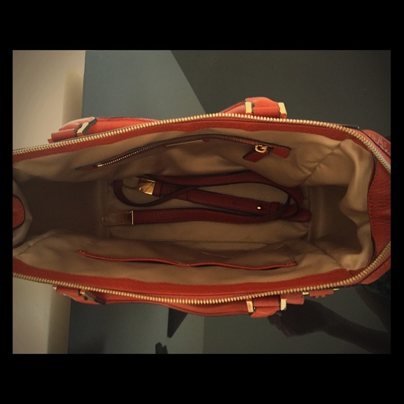 Michael Kors Gia Top Zip Satchel Genuine Leather - Picture 5 of 6