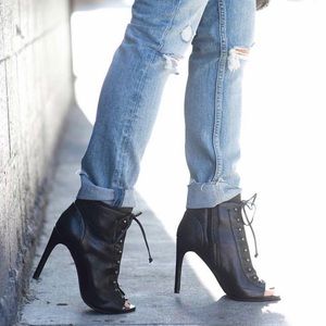 Dolce Vita Hampton open toe lace-up bootie