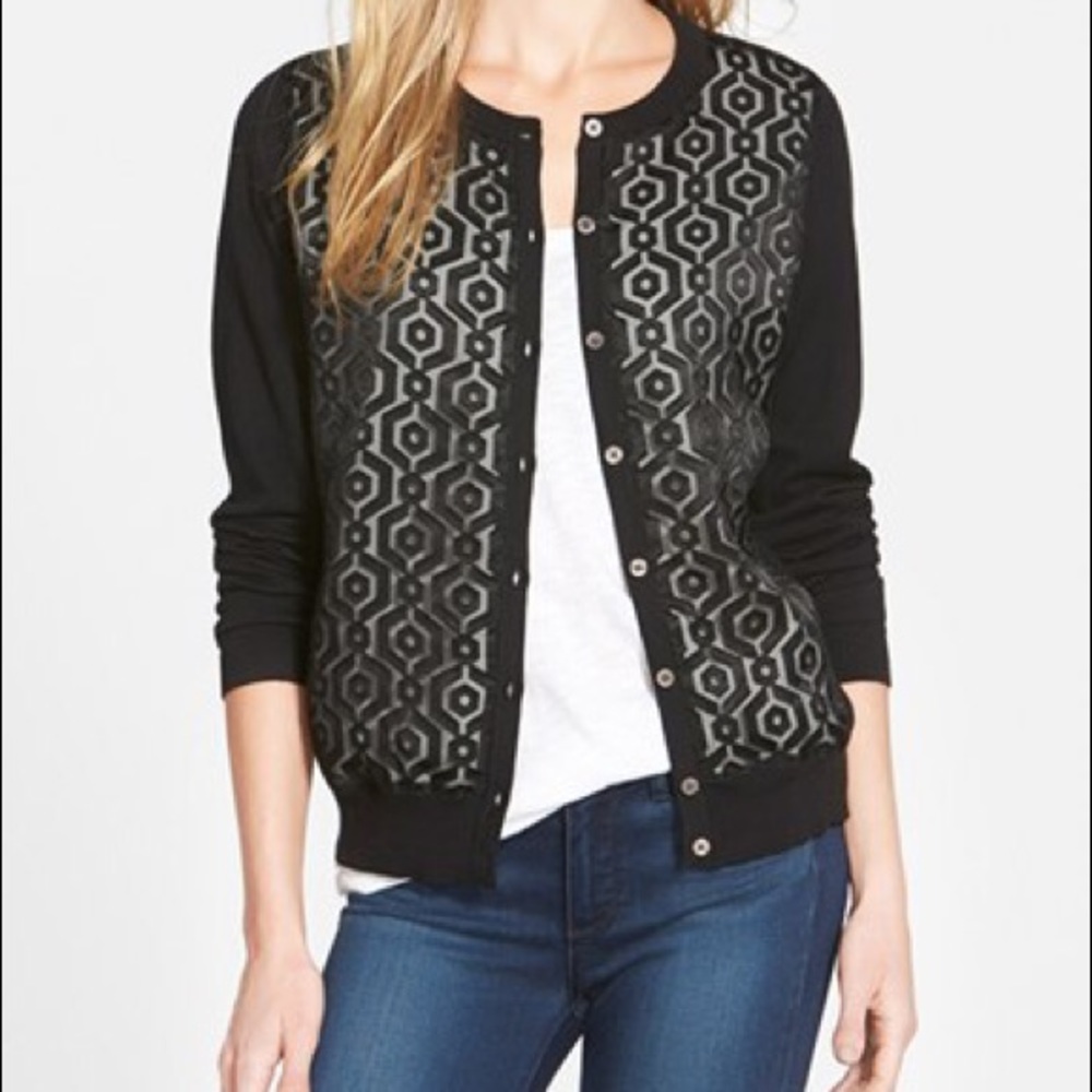 Sheer Burnout Cardigan
