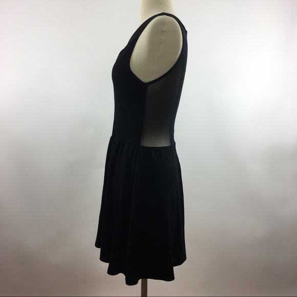 For Love and Lemons Black Mesh Skater Dress - Picture 5 of 8