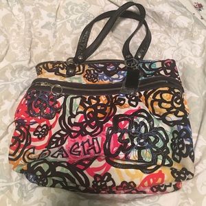 Floral coach bag