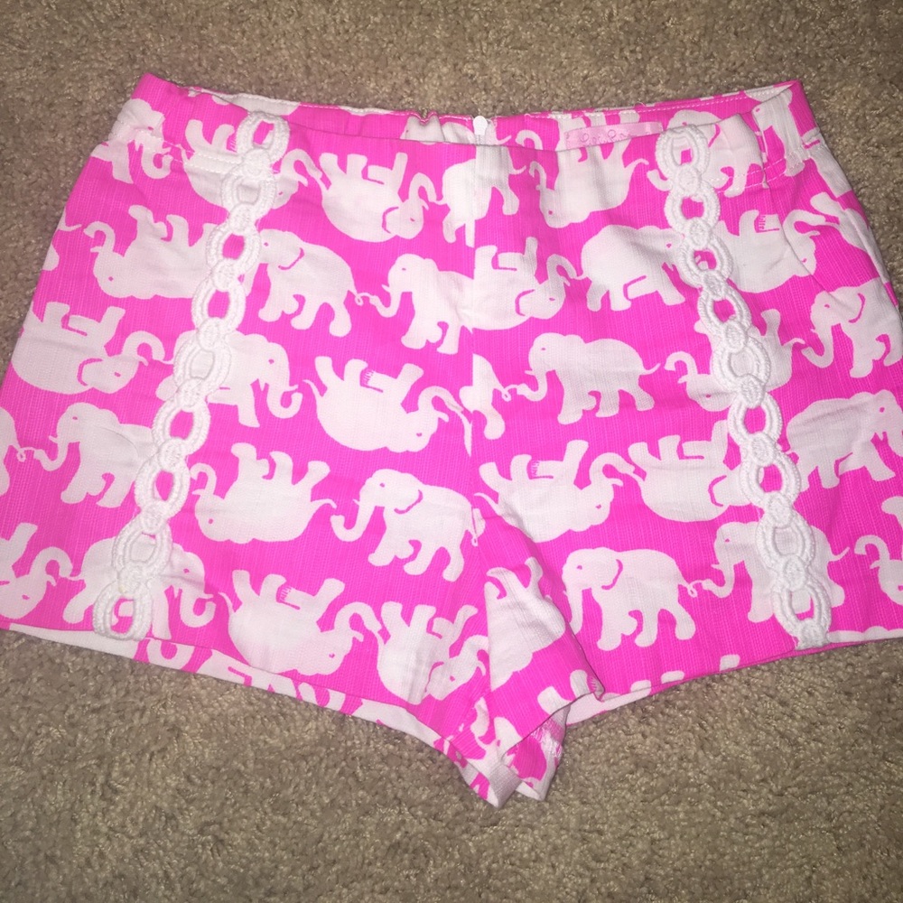 Pink & White Lilly Pulitzer shorts