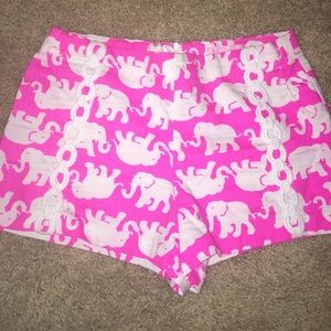 Pink & White Lilly Pulitzer shorts